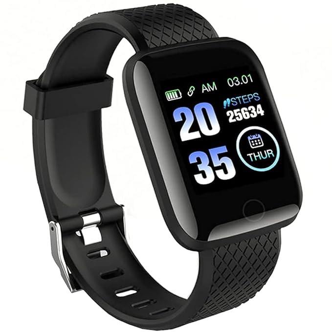 Fitness Smart Watch β Heart Rate, Sleep Monitor & Step Tracker (Black) - Image 3