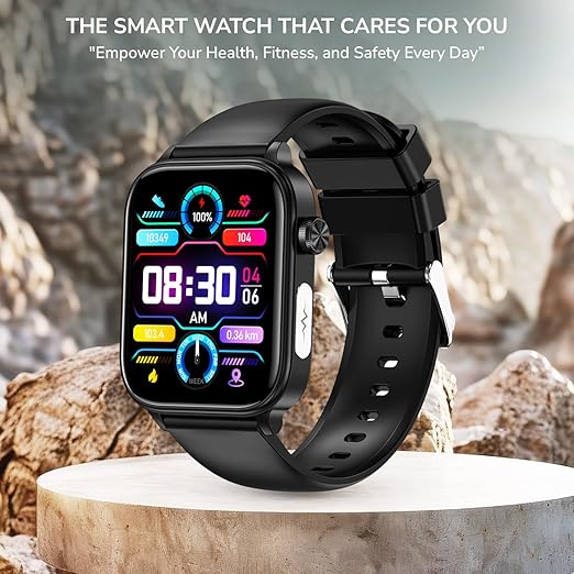 Smartwatch with ECG & Emergency SOS β Health Monitor | Multisport Tracker | Bluetooth - Image 4