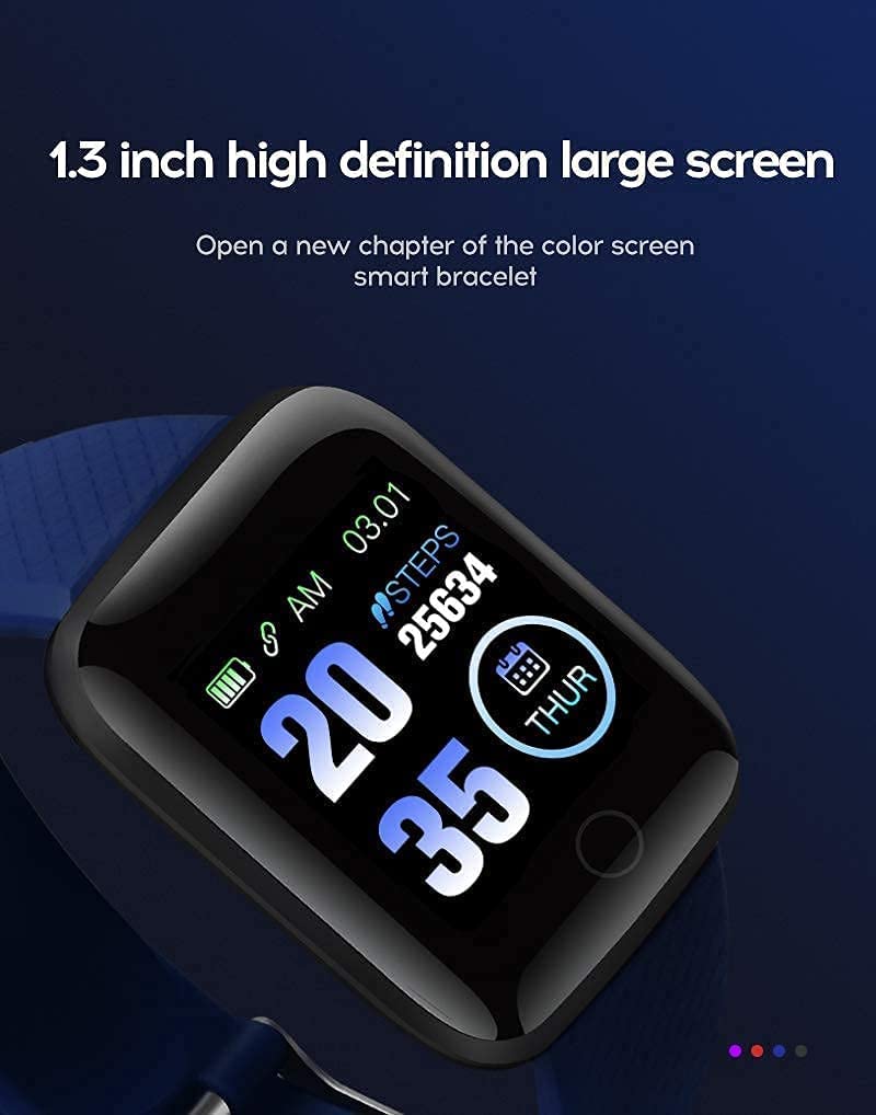 Fitness Smart Watch β Heart Rate, Sleep Monitor & Step Tracker (Black) - Image 4