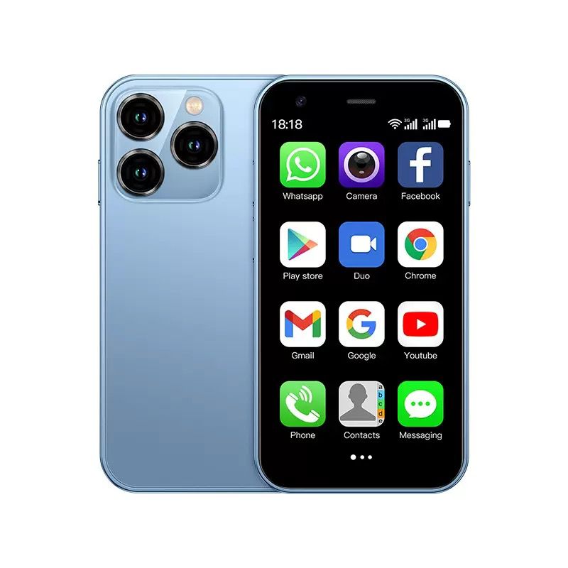 xs15 mini phone with triple camera design