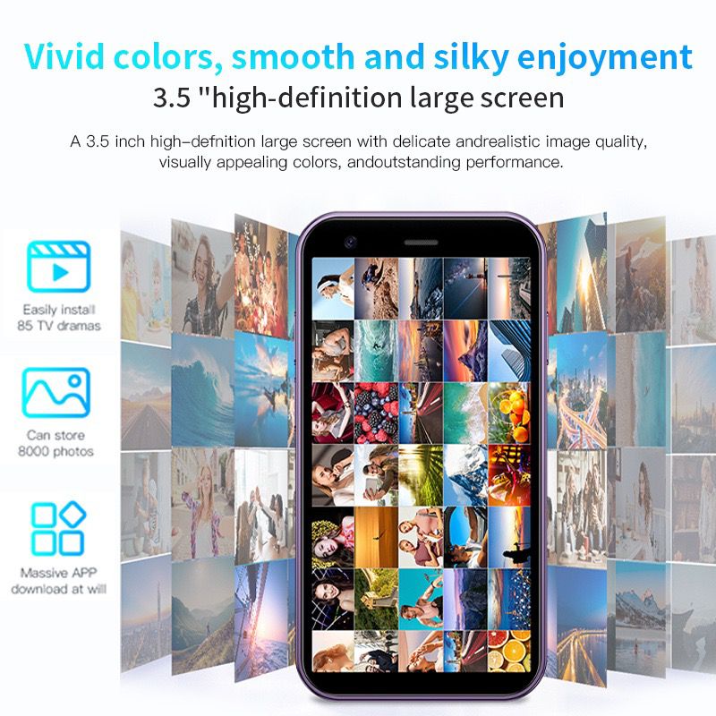 XS15 4G Mini Smartphone β 3.5" Android 8.1 Compact Mobile Phone - Image 6